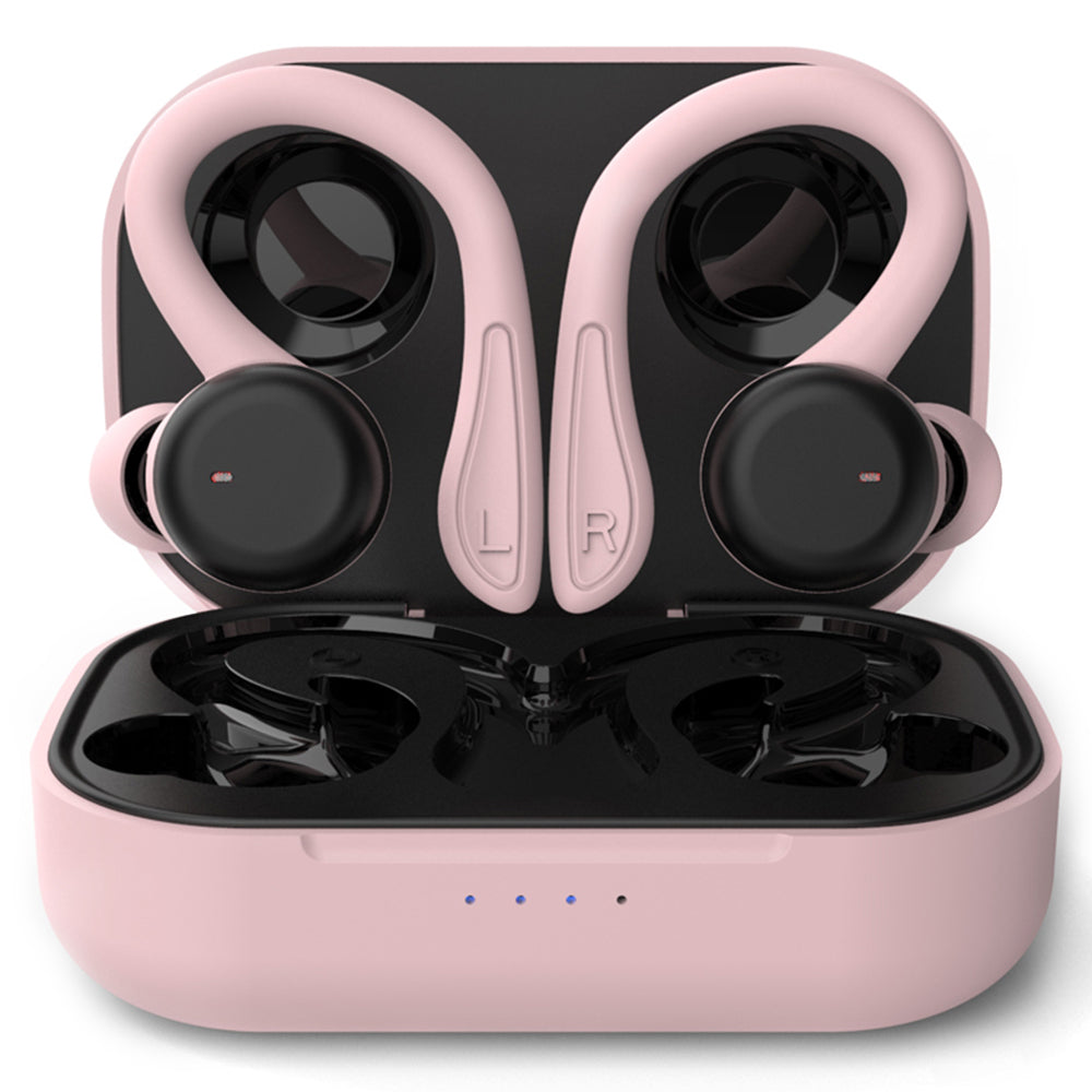 T40 Ear Hook Wireless Earphone IPX6 Waterproof Hands-free Touch Control Bending Sports Earbuds T40 Ear Hook Wireless Earphone IPX6 Waterproof Hands-free Touch Control Bending Sports Earbuds